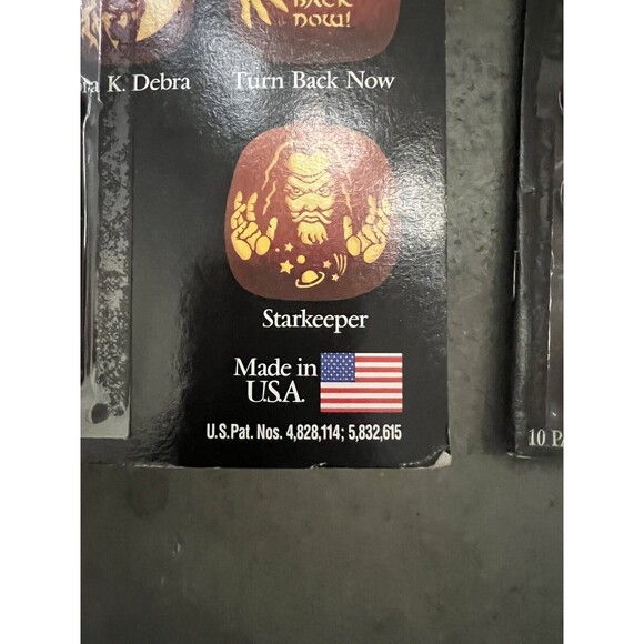 Lot Of 2 Vtg 2001 SEALED Pumpkin Masters Halloween Carving Kit - 10 Patterns - Picture 4 of 6